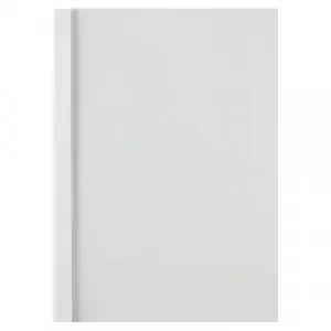 GBC IB451737 Leathergrain White Thermal 6mm Binding Covers