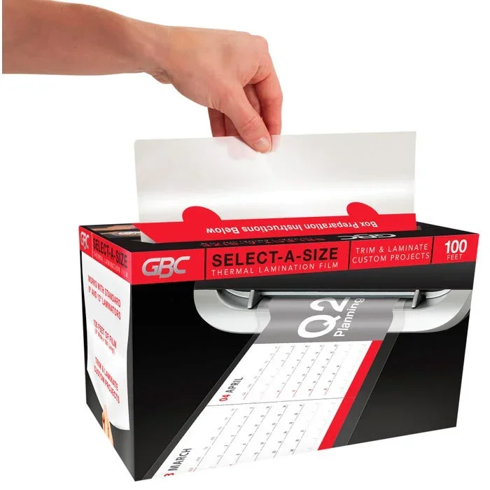 GBC Select-A-Size Laminating Roll, 9 Inches x 100 Feet, Clear