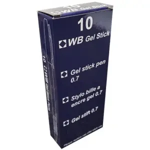 Gel Pen Black Pack of 10