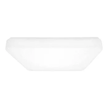 Generation Lighting Vitus 16″ LED Square Ceiling Fixture, Flush Mount, White
