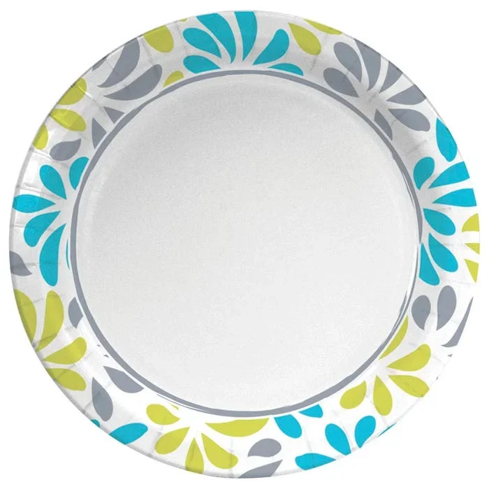 Genuine Joe Paper Plates, Soak-Proof, 10 x 5-1/2 x 10 Inches, 125/PK, AST