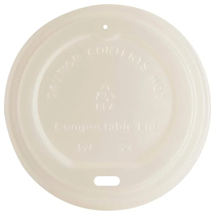 Genuine Joe Vented Hot Cup Lid, White, Pack of 1000