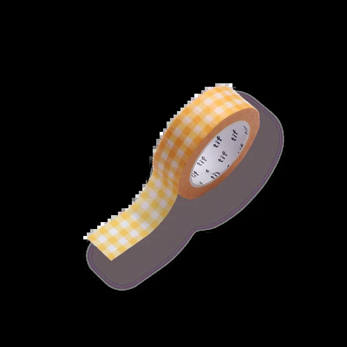 Gingham Washi Tape – Orange