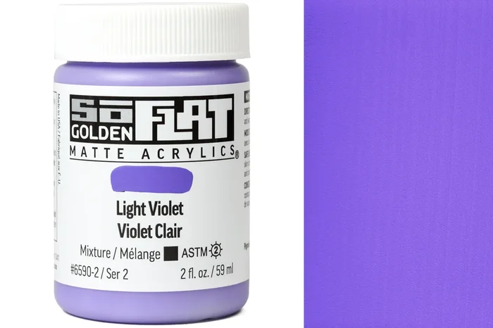 Golden SoFlat Matte Acrylics, Light Violet