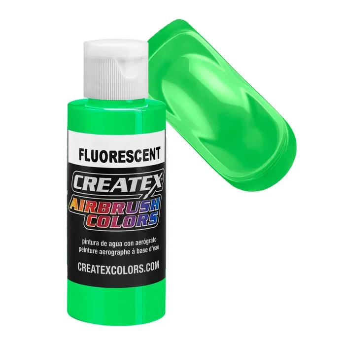 Green – Fluorescent Neon Airbrush Paint, 2 oz.