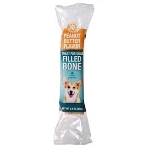 Greenbrier Kennel Club Peanut Butter Flavored Filled Dog Bones, 2.8 oz.