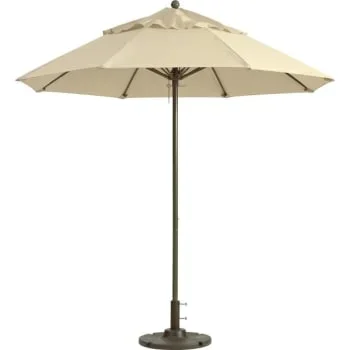 Grosfillex 9′ Windmaster Umbrella Khaki