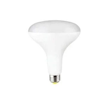 Halco 80289 LED Br40 Flood 13w (80w Equiv) 5000k Dimmable White Housing (6-Pack)