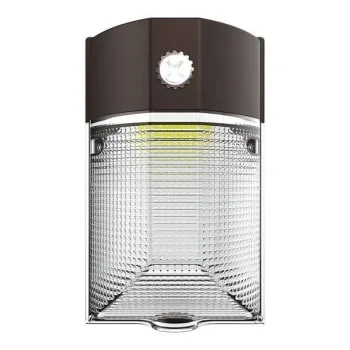 Halo Mini Led Wall Pack, 30w, 4000 Lumens, 3cct Select, Unv, Bronze