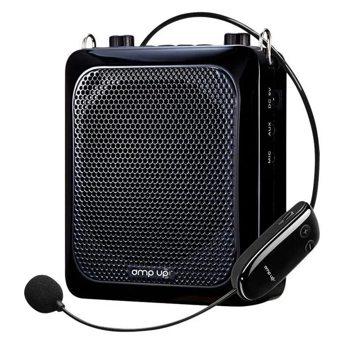 HamiltonBuhl Amp-Up! Personal UHF Voice Amplifier with Wireless Microphone