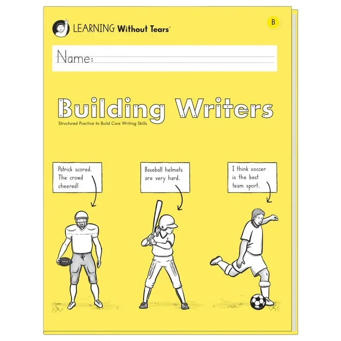 Handwriting Without Tears Building Writers B composition workbook