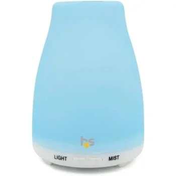 Healthsmart Essential Oil Diffuser & Cool Mist Humidifier For Small Rooms, White