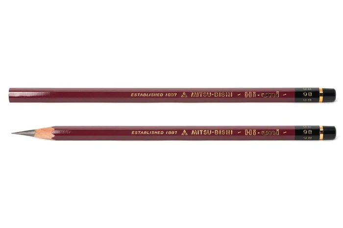 Hi-Uni Pencil, 9B, Single