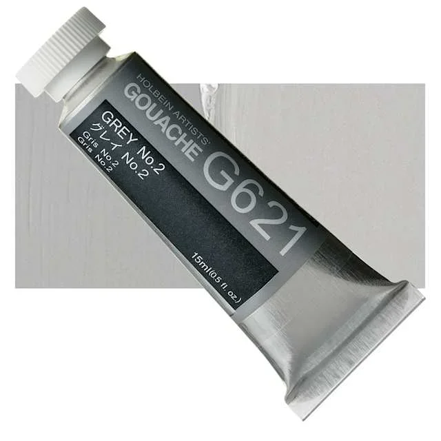 Holbein Artists’ Gouache – Gray 2, 15 ml tube