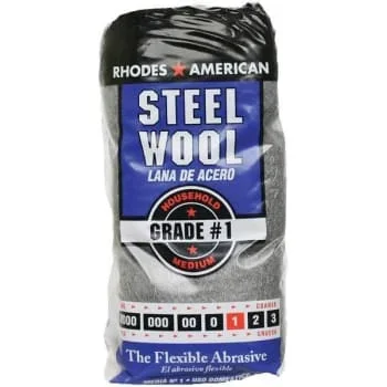 Homax Medium Grade #1 Steel Wool Package Of 12