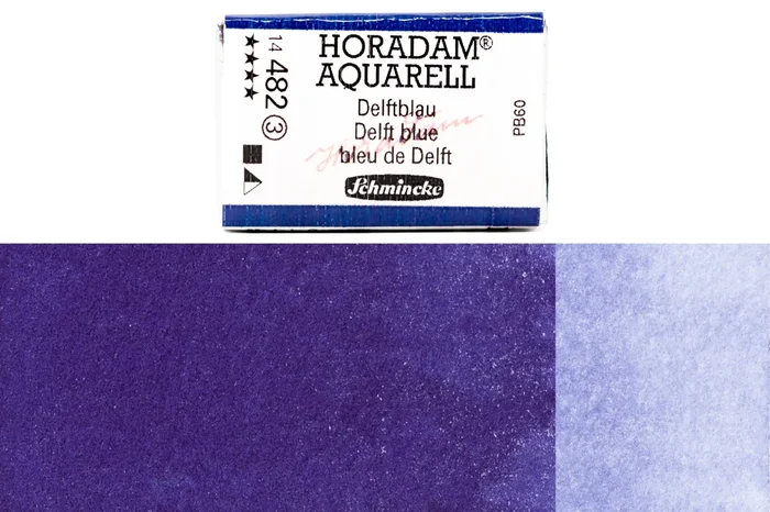 Horadam Watercolor Full Pan, #482 Delft Blue
