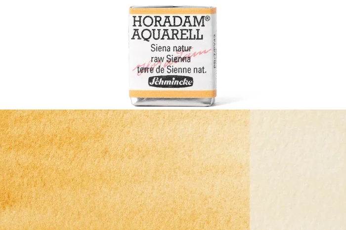 Horadam Watercolor Half Pan, #660 Raw Sienna