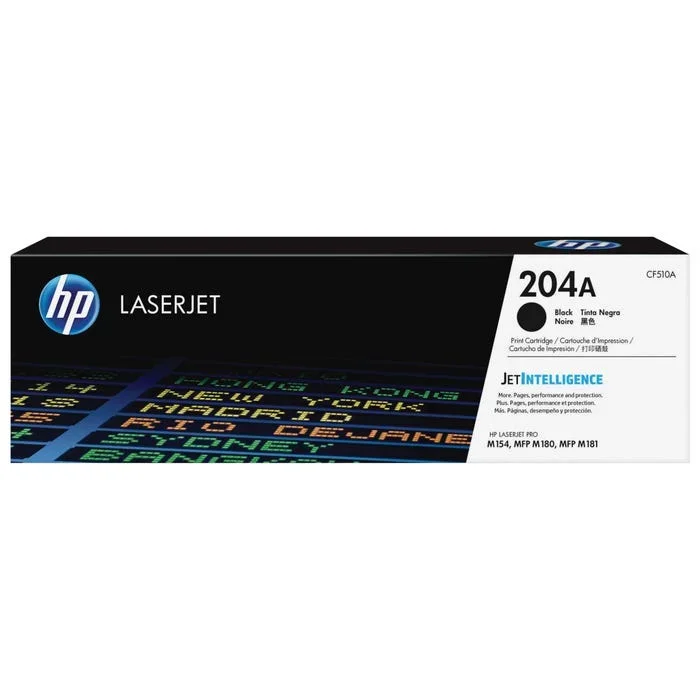 HP 204A Ink Cartridge, CF510A, Black