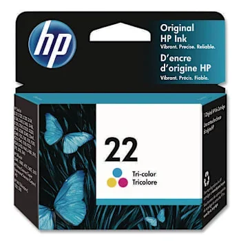 HP 22 Tri-Color Original Ink Cartridge