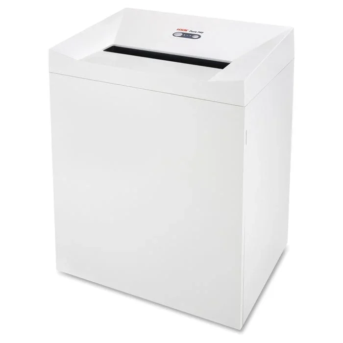 HSM Pure 740 Strip-Cut Shredder, 24-3/8 x 19 x 35 Inches, White