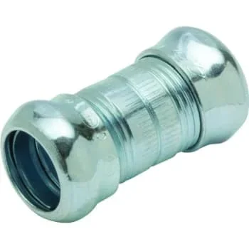 Hubbell 1/2 In Steel Compression Coupling