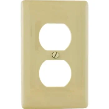 Hubbell 1-Gang Duplex Wall Plate (4-Pack)