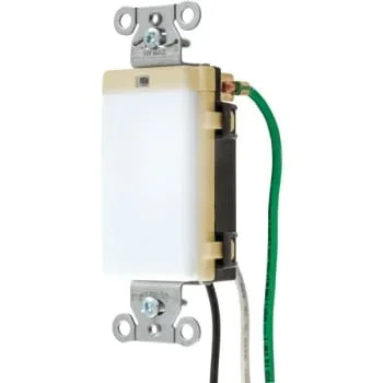 Hubbell-Pro Night Light Decorator Switch