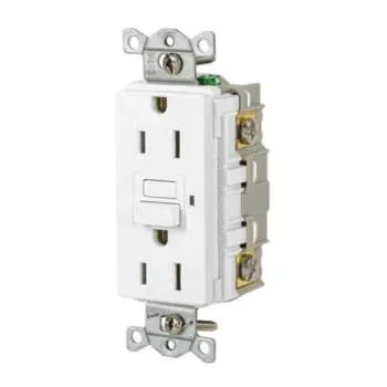 Hubbell Wiring Commercial Self-Test Gfci Receptacle, 15a, White