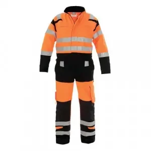 Hydrowear Hove High Visibility Two Tone Coverall Orange / Black 46