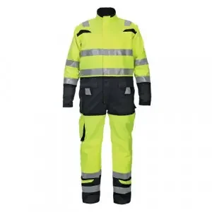 Hydrowear Hove High Visibility Two Tone Coverall Saturnyellow / Black 42