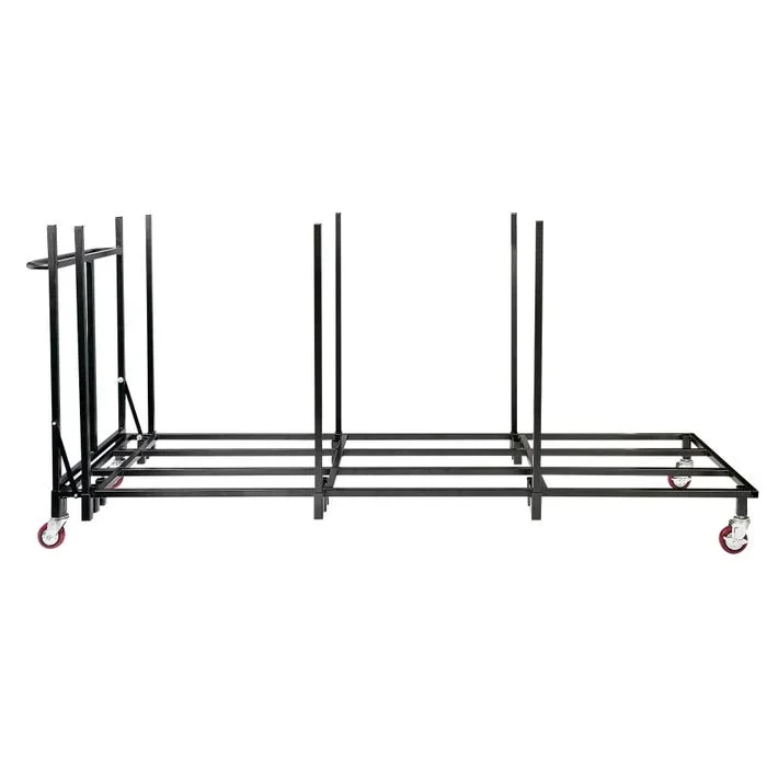 Iceberg iGear Table Cart, 20-Table Capacity, 8 Feet, Black