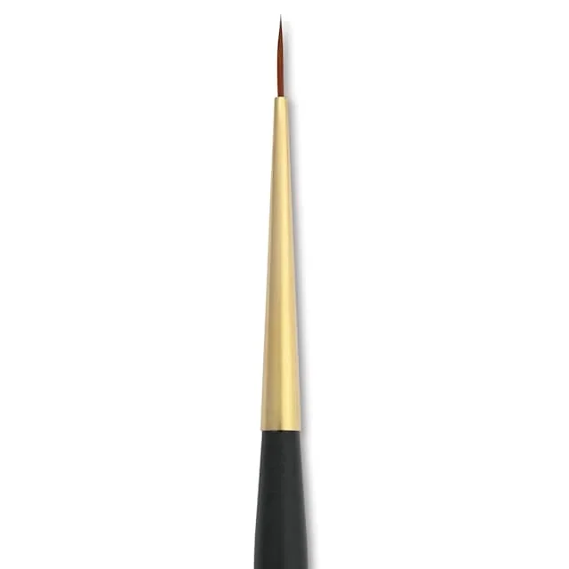 Isabey Isagold Synthetic Brush – Round, Short Handle, Size 1