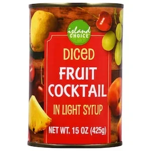 Island Choice Diced Fruit Cocktail, 15-oz. Cans