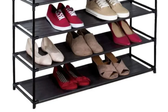 J&V Textile Stackable Shoe Storage and Organizer Racks 4-TierVisit our storeSold and shipped by J & V Textile