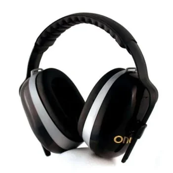 Jackson Safety Noise Reducing, Dielectric, Lightweight Ear Muffs, Black