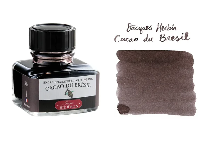 Jacques Herbin Cacao du Bresil – 30ml Bottled Ink