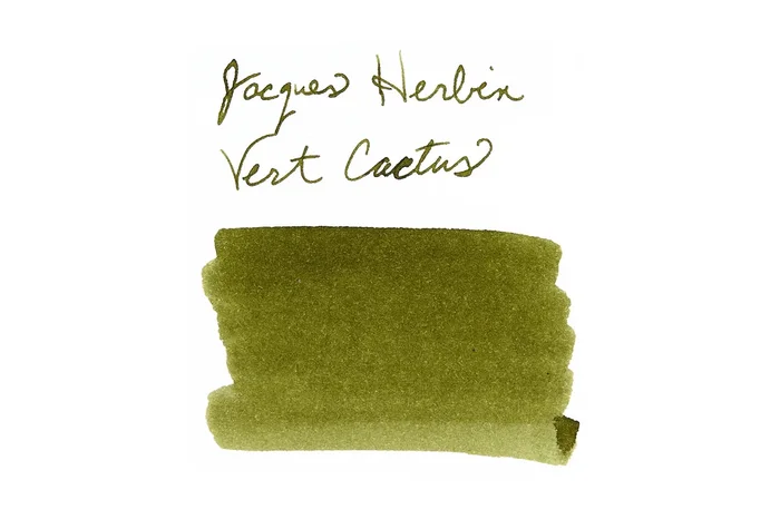 Jacques Herbin Vert Cactus – Ink Sample