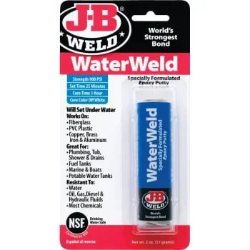 Jb Weld Waterweld Epoxy Putty