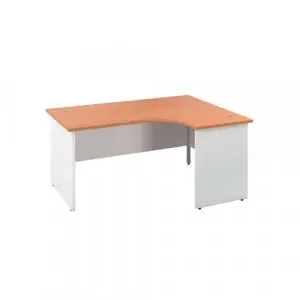 Jemini Switch Radial Right Hand 1600x1200x730mm Beech/White KF805427