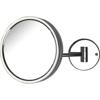 Jerdon 8.5 Wall Mounted Mirror Chrome Case Of 4