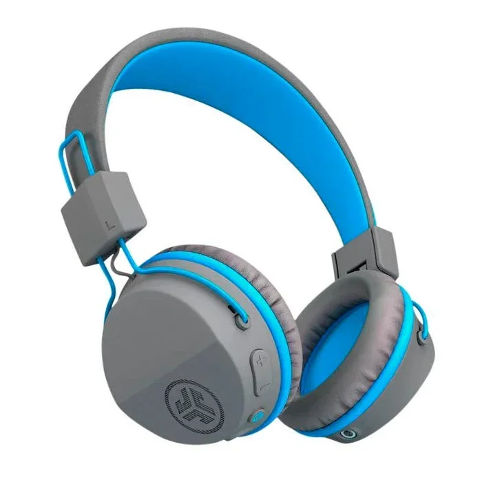JLAB JBuddies Studio Wireless Kids Headphones, Graphite/Blue