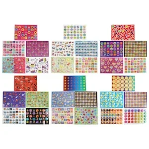 Jot Colorful Stickers, 300-ct. Packs