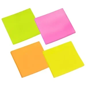 Jot Neon Sticky Notes, 150-Sheet Pads