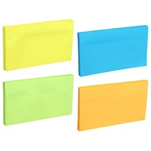 Jot Neon Sticky Notes, 3×5 in.