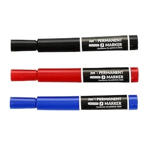 Jot Permanent Markers, 3-ct. Packs