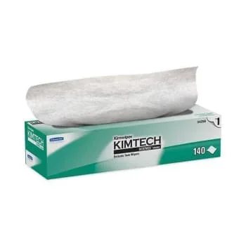 Kimwipes Delicate Task Wipers, 1-Ply, 14.7 X 16.6, Unscented, White, 144/Box, 15 Boxes/Carton