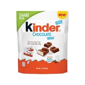 Kinder Chocolate Mini Milk Chocolate Bars, 1-ct.