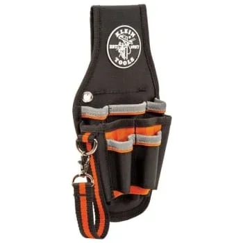 Klein Tools® Tradesman PRO 9-Pocket Black/Orange Maintenance Tool Pouch