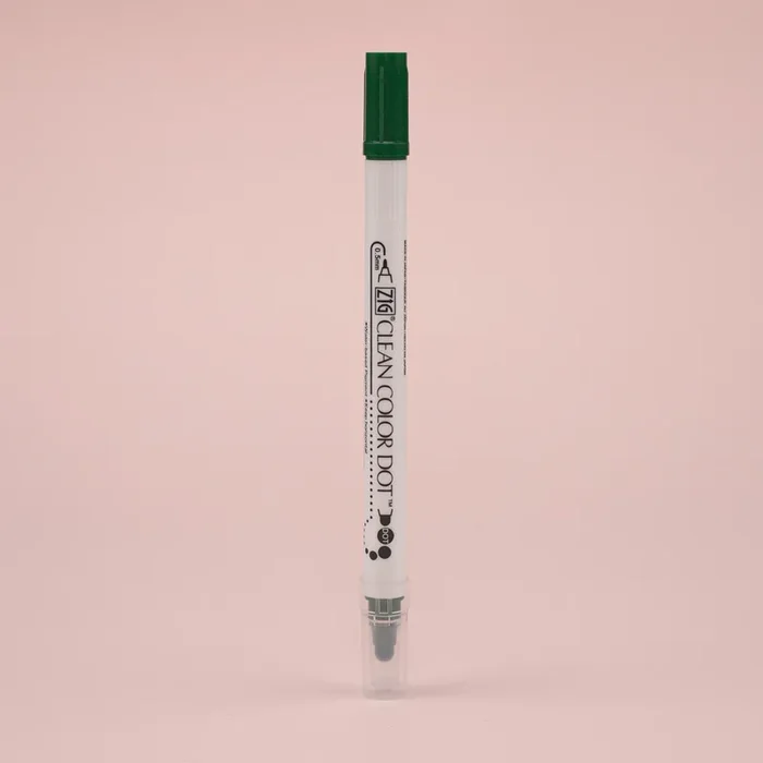 Kuretake ZIG Clean Color Dot Double-Sided Marker – Green 040