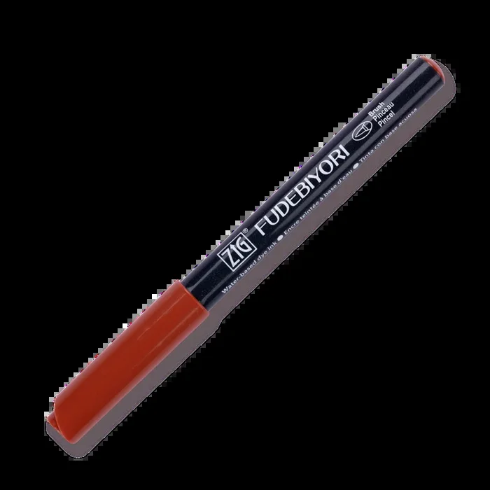 Kuretake Zig Fudebiyori Brush Pen – Brown 060
